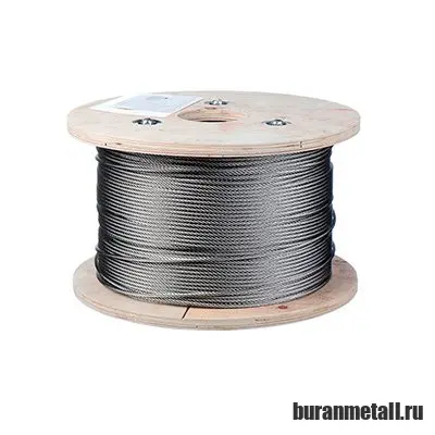 Картинка - Канат стальной 7.6 мм ГОСТ 3071-88